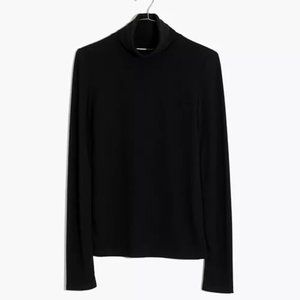 Ribbed Turtleneck Top